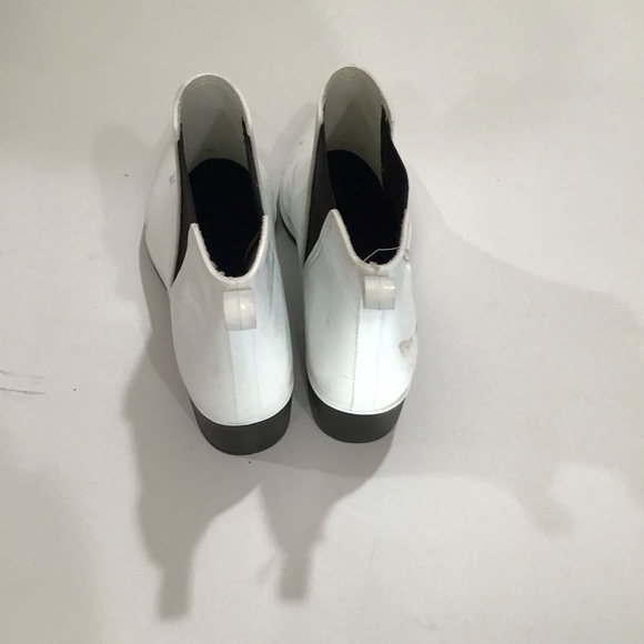 Jeffrey Campbell white Chelsea rubber booties size 8 Stormy rubber - Picture 3 of 6